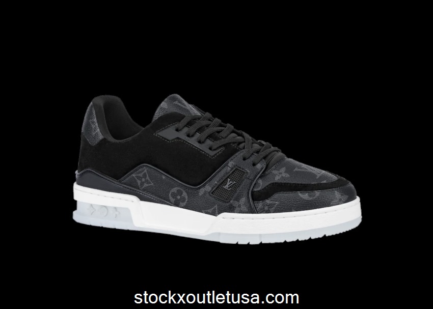 Outlet Louis Vuitton Trainer Black Monogram 1A8PUA