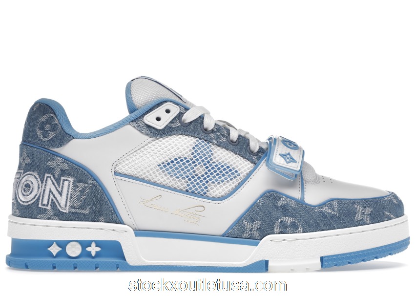 Outlet Louis Vuitton Trainer Monogram Denim 1A9ZIH/1A9ZI6