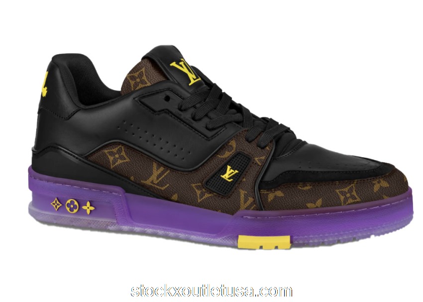 Outlet Louis Vuitton Trainer Monogram Purple 1A8WJI