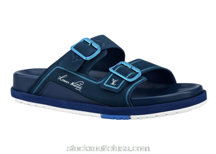 Outlet Louis Vuitton Trainer Mule Blue 1A8SL7