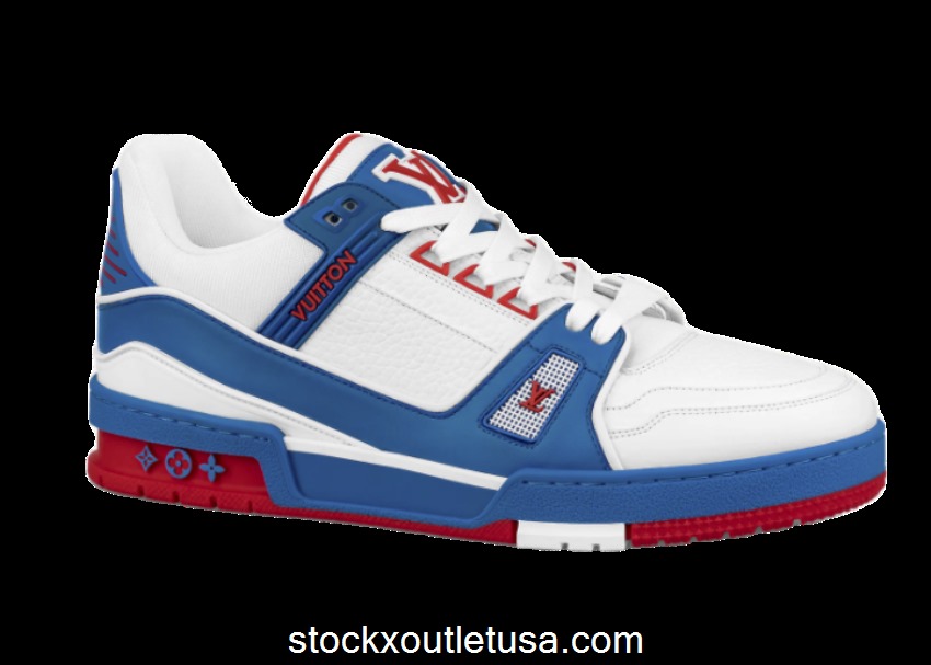 Outlet Louis Vuitton Trainer Red White Blue 1A8ZT0