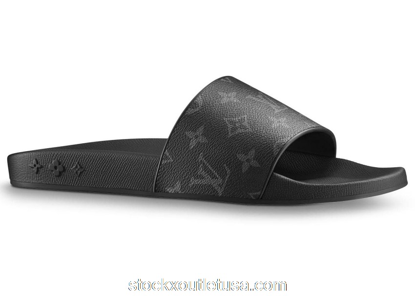 Outlet Louis Vuitton Waterfront Mule Monogram Eclipse 1A3PRW