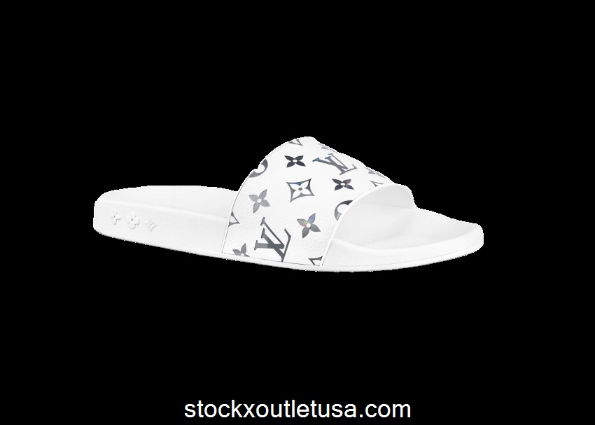 Outlet Louis Vuitton Waterfront Mule Monogram White 1A7WH4