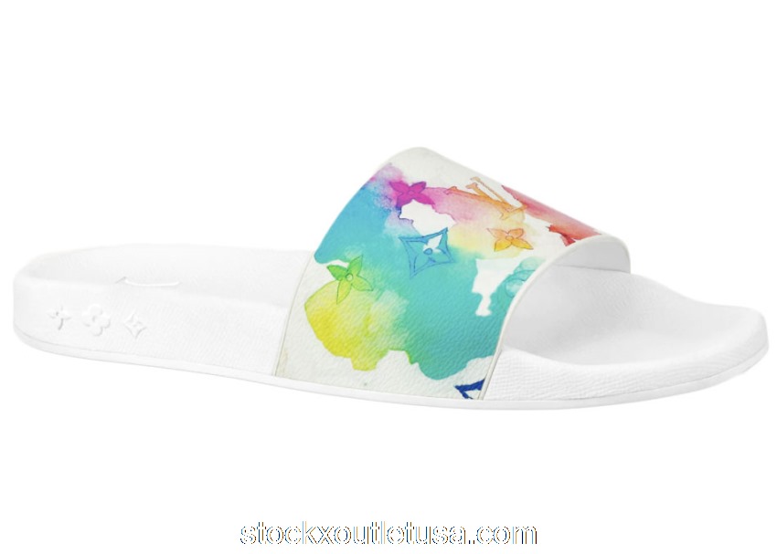 Outlet Louis Vuitton Waterfront Mule Multicolor Watercolor 1A8SM3