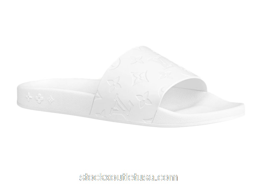 Outlet Louis Vuitton Waterfront Mule White 1A8KDZ