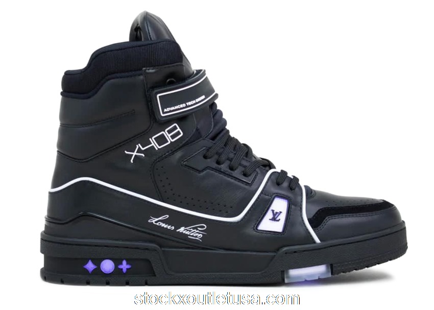 Outlet Louis Vuitton X408 LED Fiber Optic Light Up Black Blue