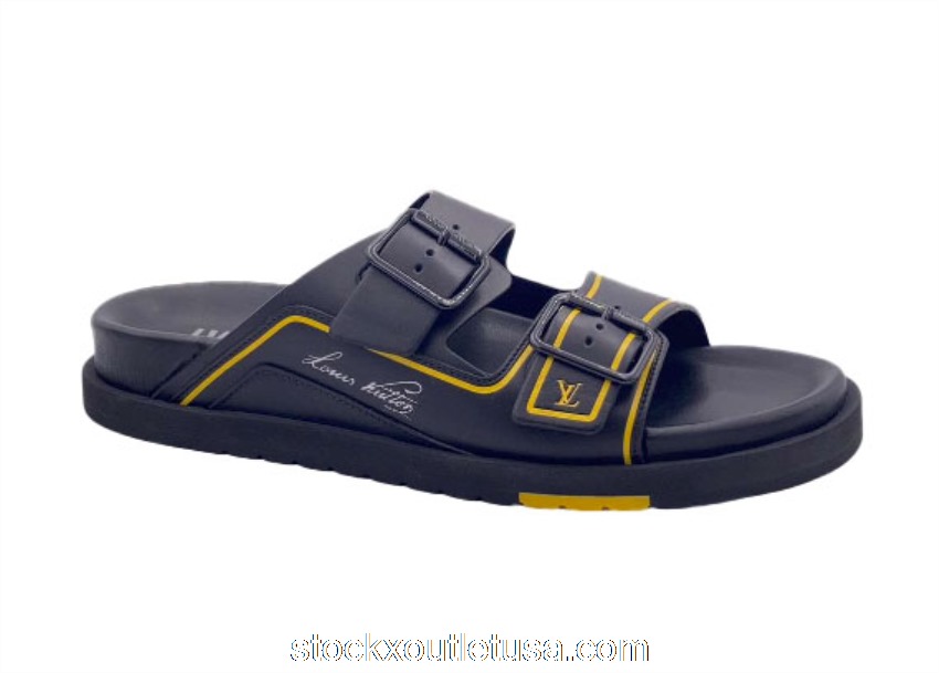 Outlet Louis Vuitton x NBA Trainer Mule Black BL9H1PPC02N