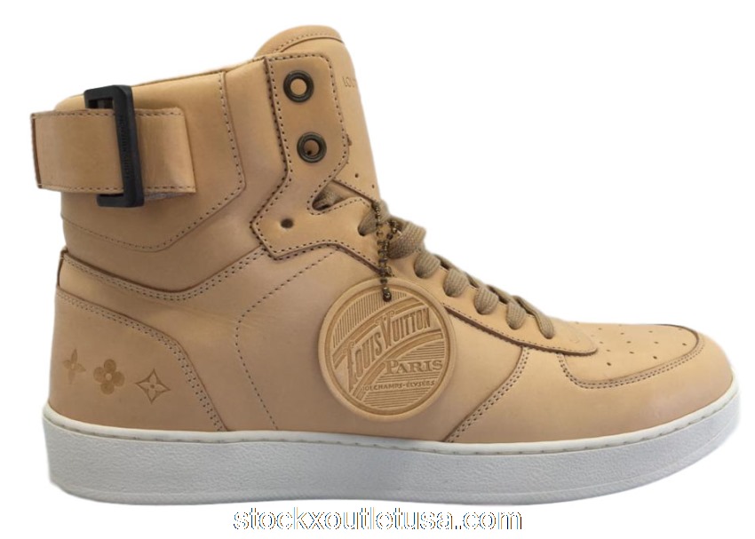 Outlet LouisVuitton Rivoli Sneaker Boot Beige 1A34B9