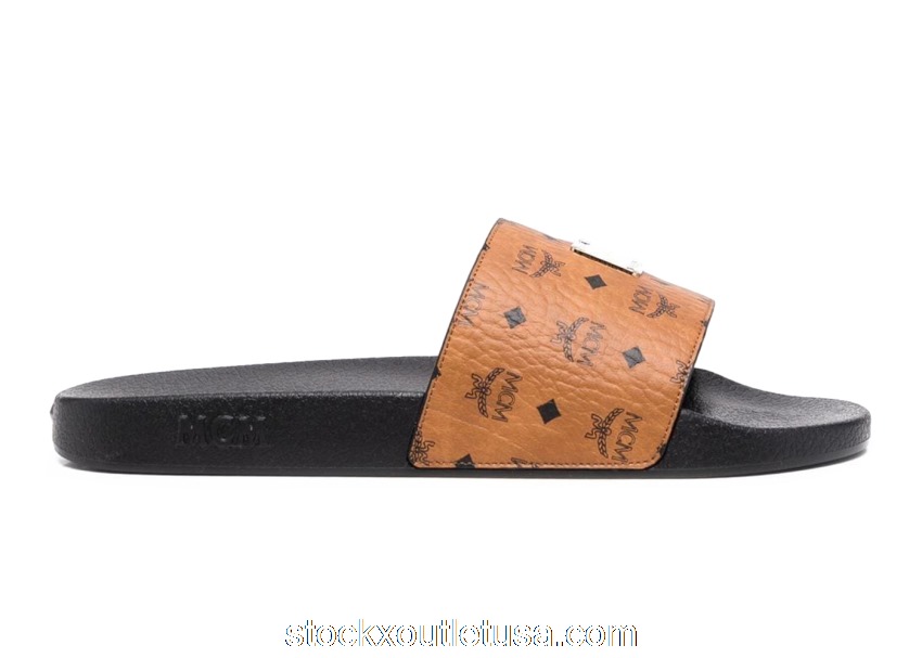 Outlet MCM Visetos Slide Cognac MEXCSMM23CO