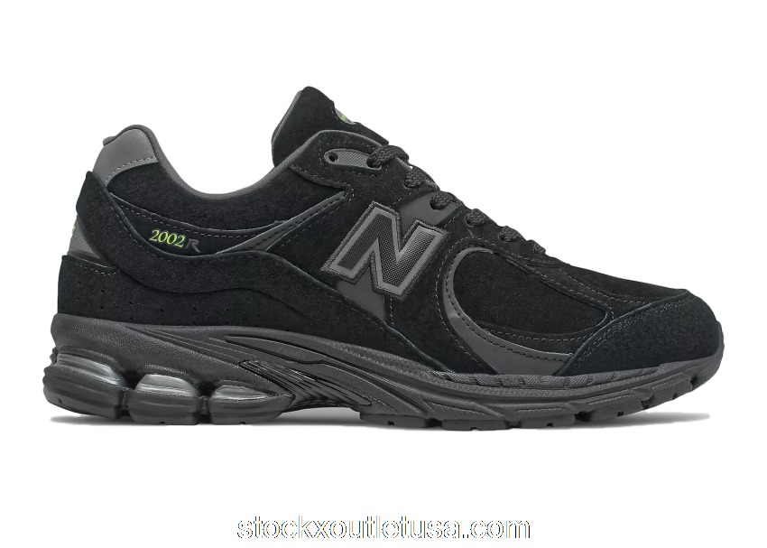 Outlet New Balance 2002R Black Green ML2002RO