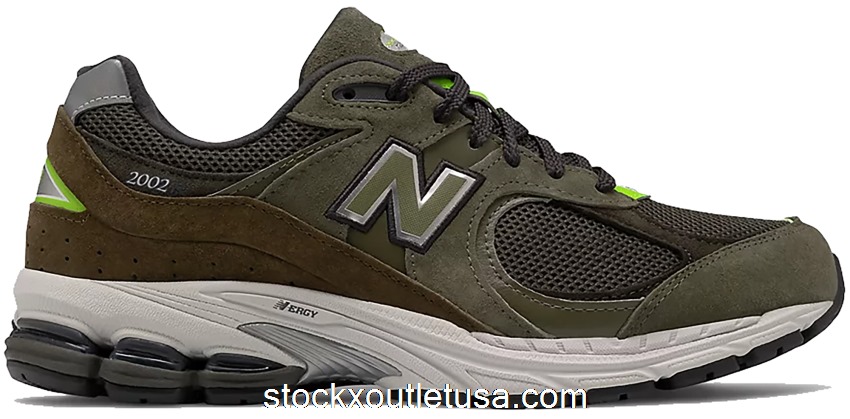 Outlet New Balance 2002R Camo Green Nettle Green ML2002RG