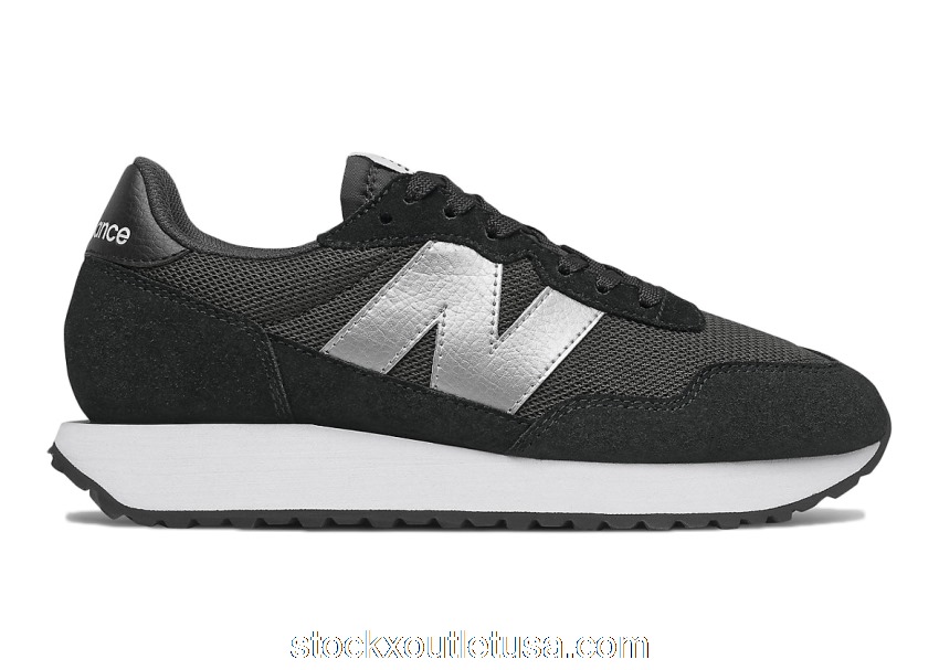 Outlet New Balance 237 Black Silver (W) WS237CC