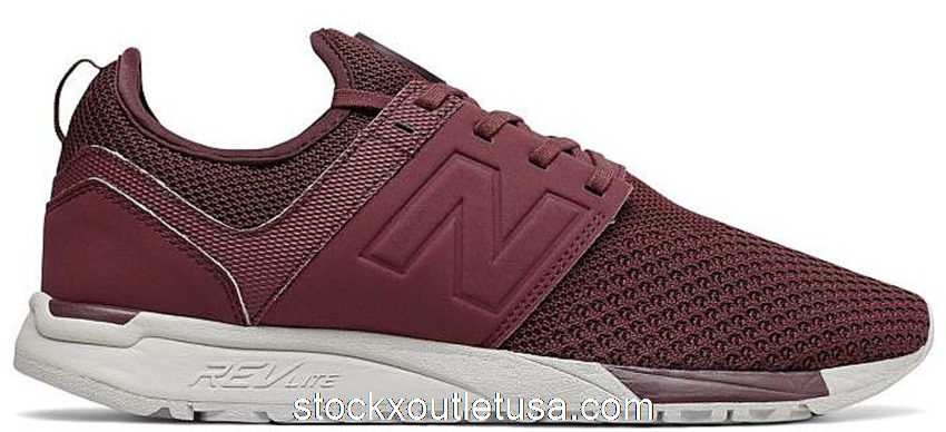 Outlet New Balance 247 Burgundy Overcast Grey MRL247WO