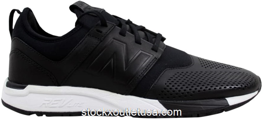 Outlet New Balance 247 Leather Black MRL247VE