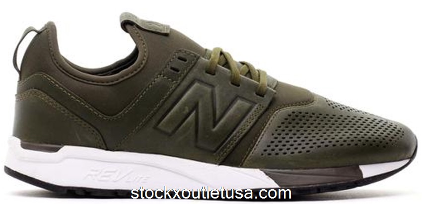 Outlet New Balance 247 Leather Olive MRL247NO