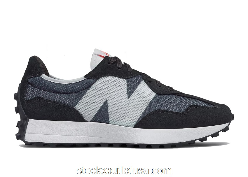 Outlet New Balance 327 Black Grey White MS327BC