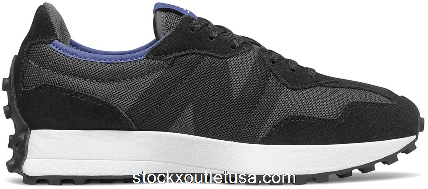 Outlet New Balance 327 Black Mesh (W)
