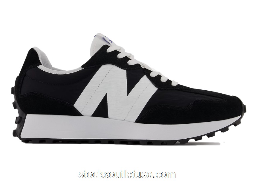 Outlet New Balance 327 Black White N MS327LF1