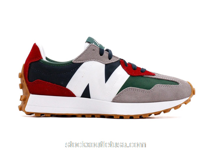 Outlet New Balance 327 Marblehead Team Forest Green MS327PWA