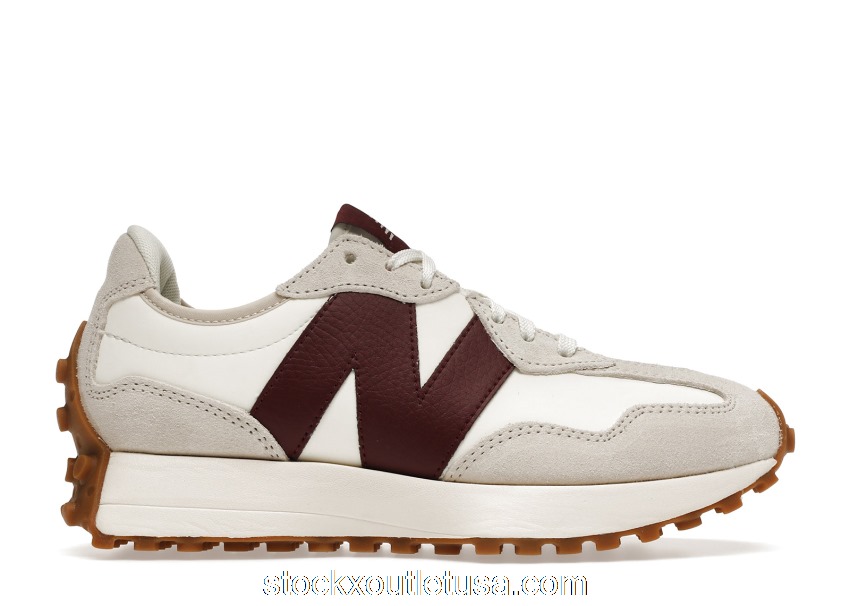 Outlet New Balance 327 Moonbeam Classic Burgundy (W) WS327KA