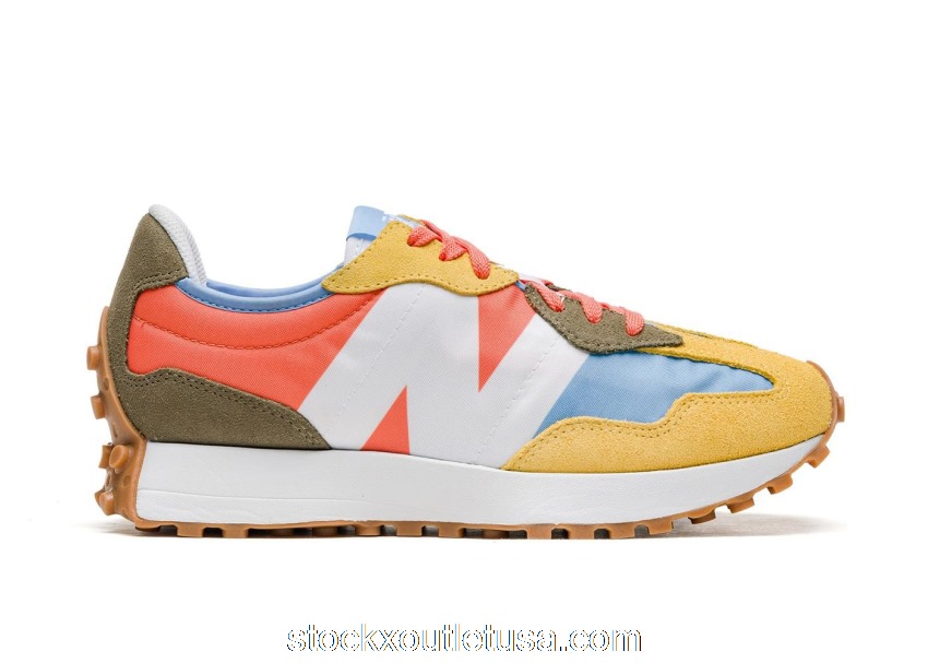 Outlet New Balance 327 Wheat Field Red Clay MS327PWB