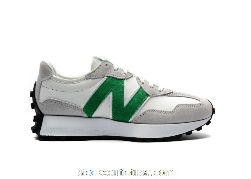Outlet New Balance 327 White Green (W) WS327LG