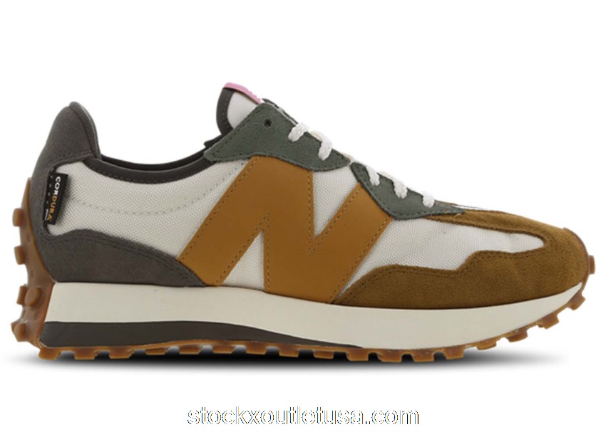 Outlet New Balance 327 Winter Wheat Brown Green (W) WS327HW1