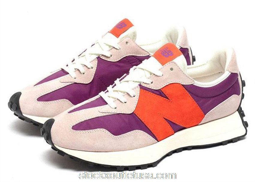 Outlet New Balance 327 size? Red Purple Tan MS327ZS1
