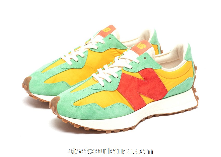 Outlet New Balance 327 size? Red Yellow Green MS327SZ1