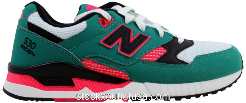 Outlet New Balance 530 Winter Green Black Coral (W) W530GRB