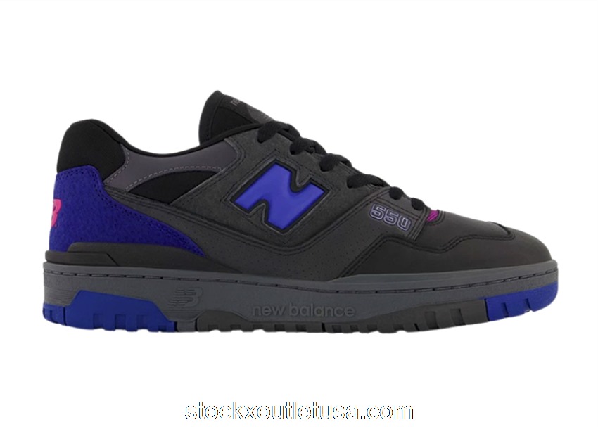 Outlet New Balance 550 Black Pink Purple BB550SSB