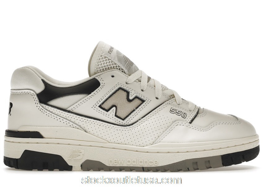 Outlet New Balance 550 Cream Black BB550LWT