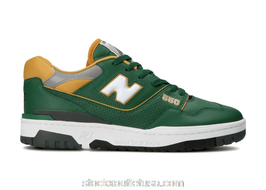 Outlet New Balance 550 Dark Green Gold BB550MM1