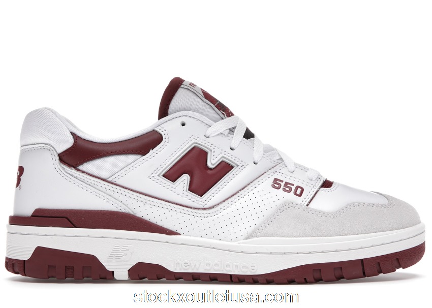 Outlet New Balance 550 Sea Salt Burgundy BB550LI1