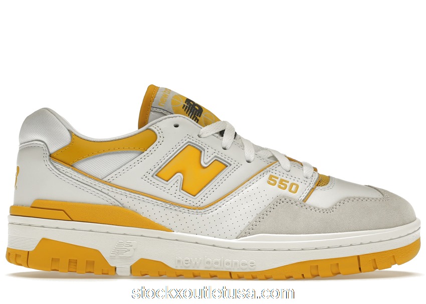 Outlet New Balance 550 Sea Salt Varsity Gold BB550LA1