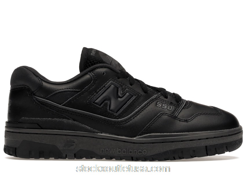 Outlet New Balance 550 Triple Black BB550BBB