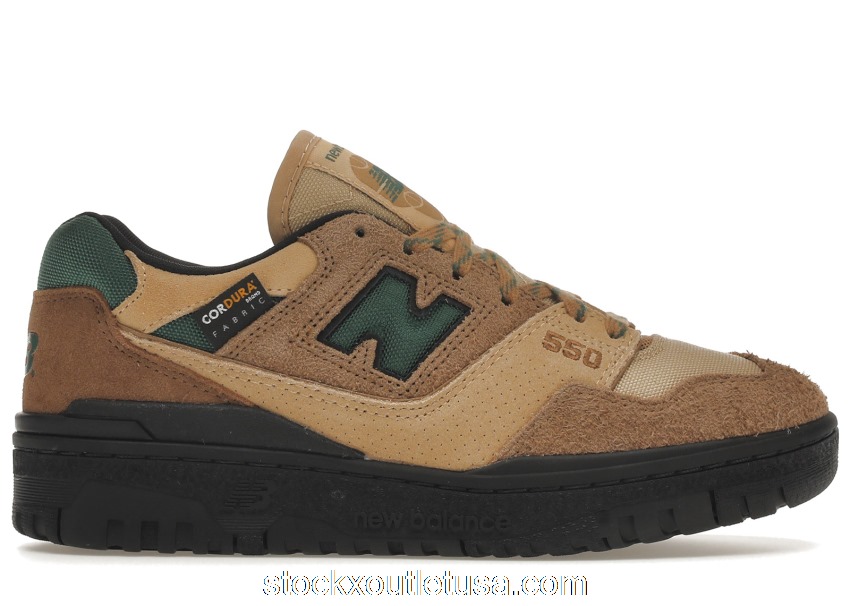Outlet New Balance 550 size? Cordura Pack Light Brown Green BB550SZ1