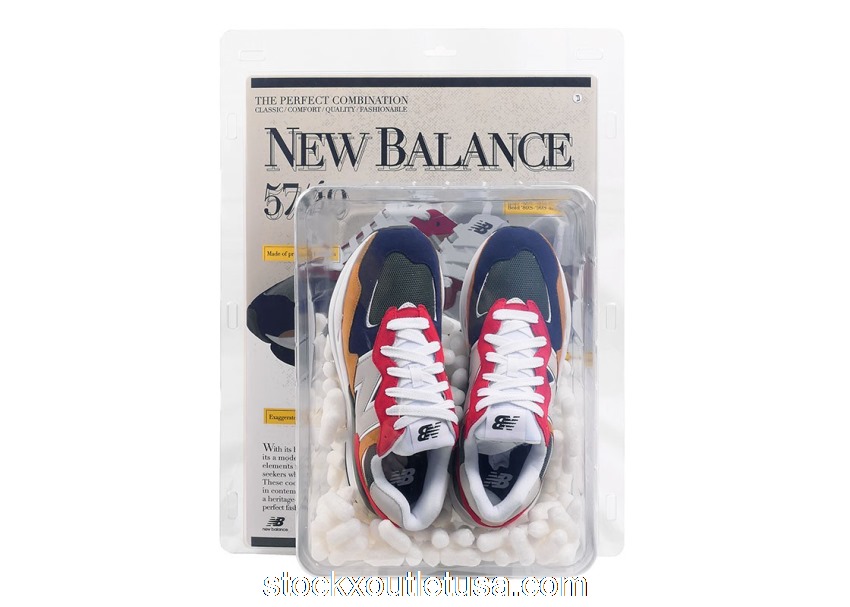 Outlet New Balance 57/40 DAHOOD Tan Red Navy (Special Box) M5740GD