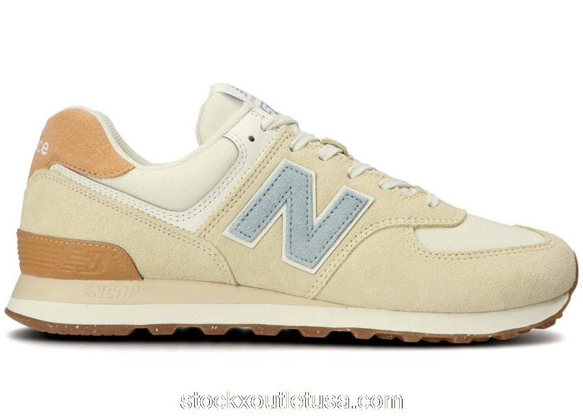 Outlet New Balance 574 Beige Light Blue Gum ML574RF2
