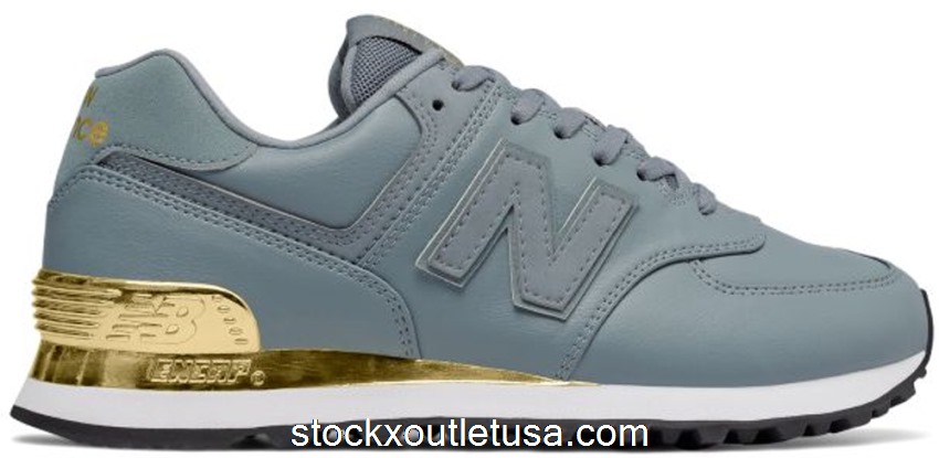 Outlet New Balance 574 Gold Dip Slate (W) WL574URB