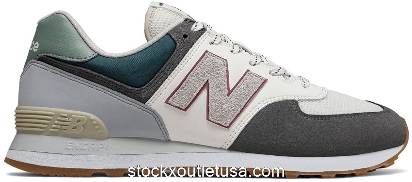 Outlet New Balance 574 Grey Cream Mint Green ML574NFU