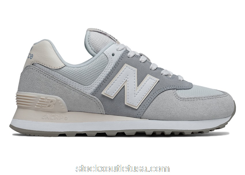 Outlet New Balance 574 Light Slate (W) WL574LBR