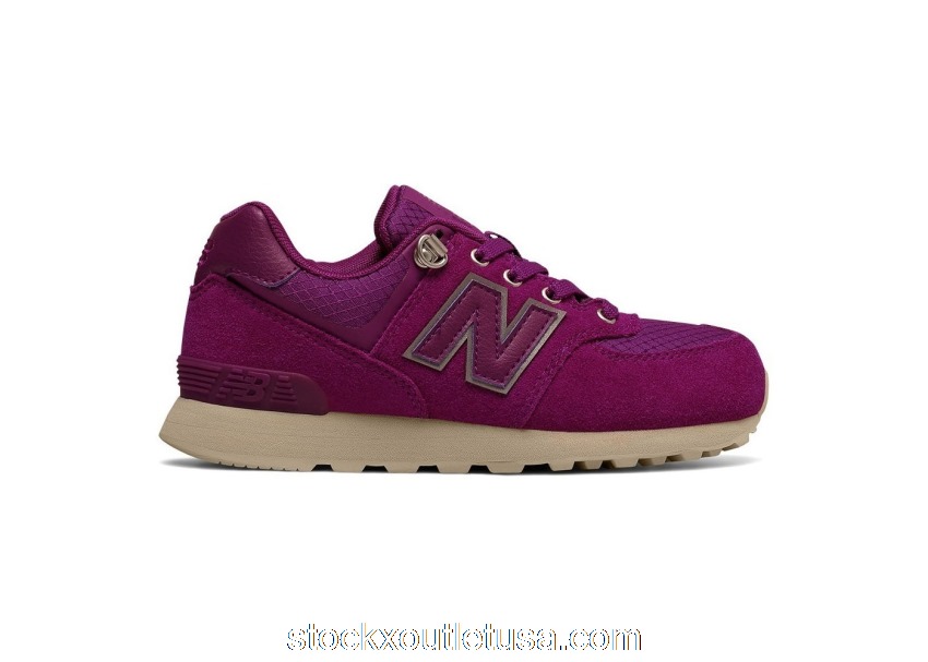 Outlet New Balance 574 Magenta (GS) KL574VDG