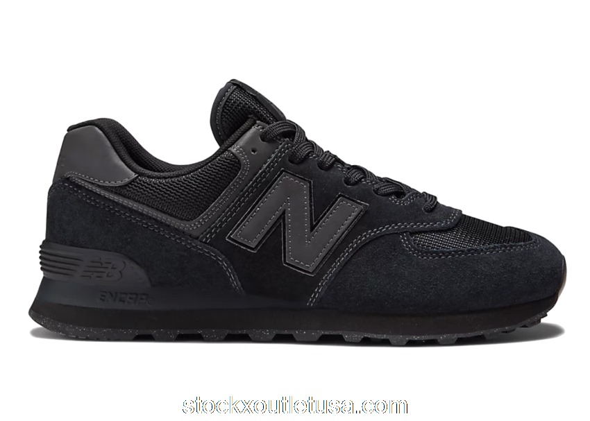 Outlet New Balance 574 Triple Black (2022) ML574EVE