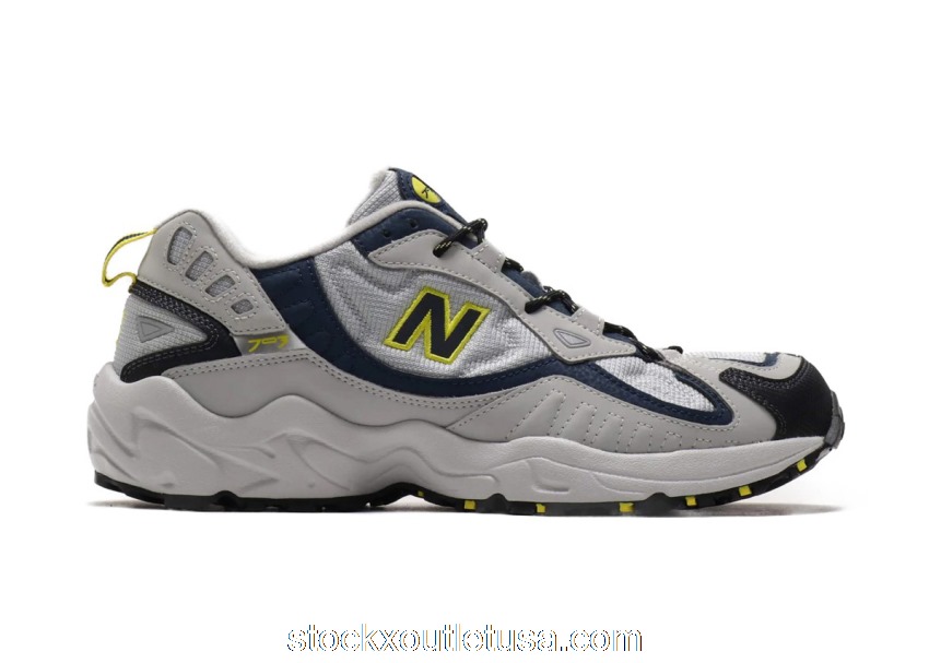 Outlet New Balance 703 Grey Navy Maize