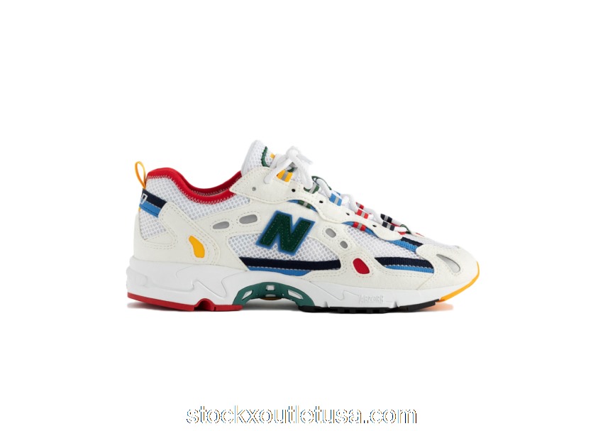 Outlet New Balance 827 Abzorb Aime Leon Dore White Multi ML827ALD
