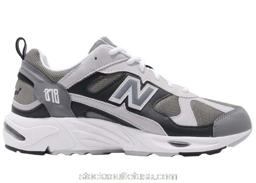 Outlet New Balance 878 White Grey CM878GRYD