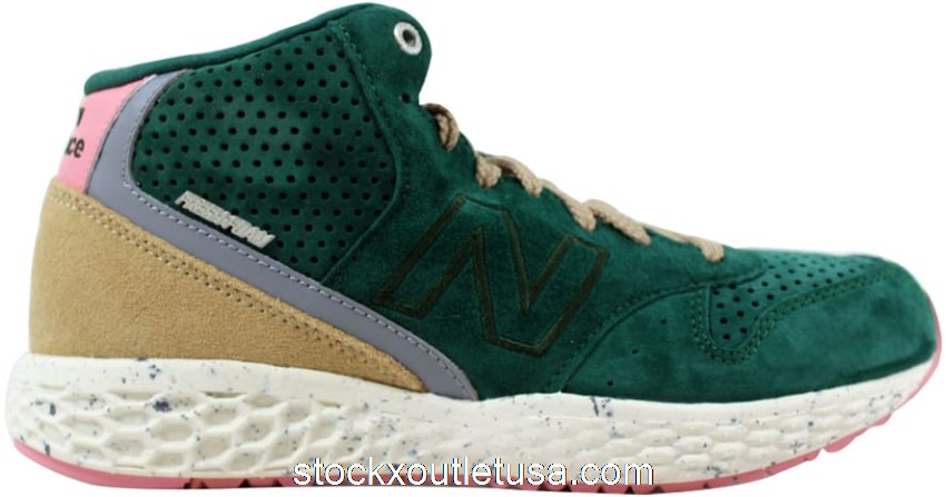 Outlet New Balance 988 Fresh Foam Mid Green Pink MH988XGO