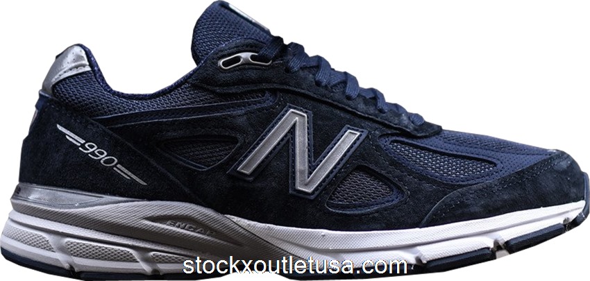 Outlet New Balance 990v4 Kith Navy M990NV4