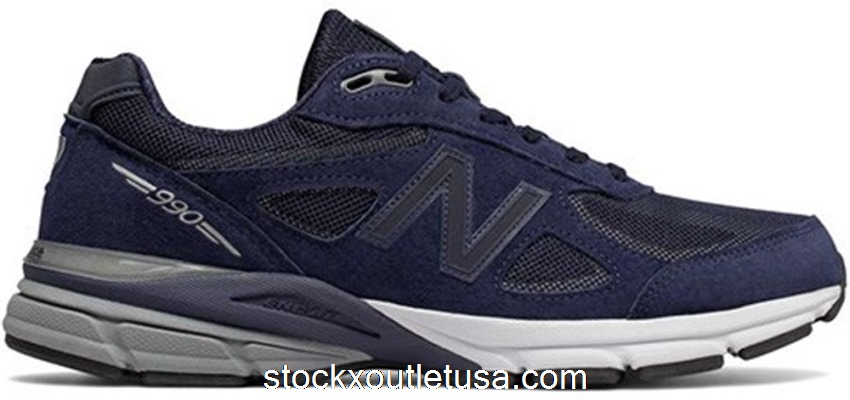 Outlet New Balance 990v4 Reflective Navy M990NLE4